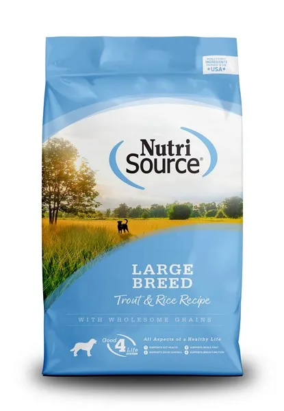 26Lb Nutrisource Adult Large Breed Trout - Items on Sale Now